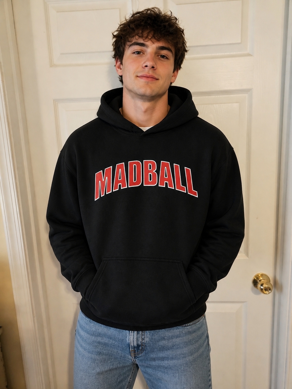 Madball Black Hoodie - Men's Pullover Sweatshirt NEW Vintage Medium